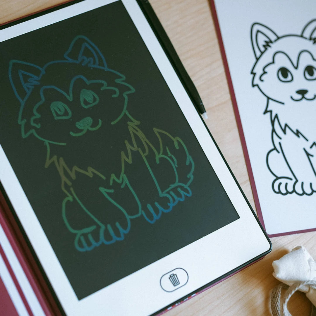 Kidywolf - kidydraw mini tekentablet - pets