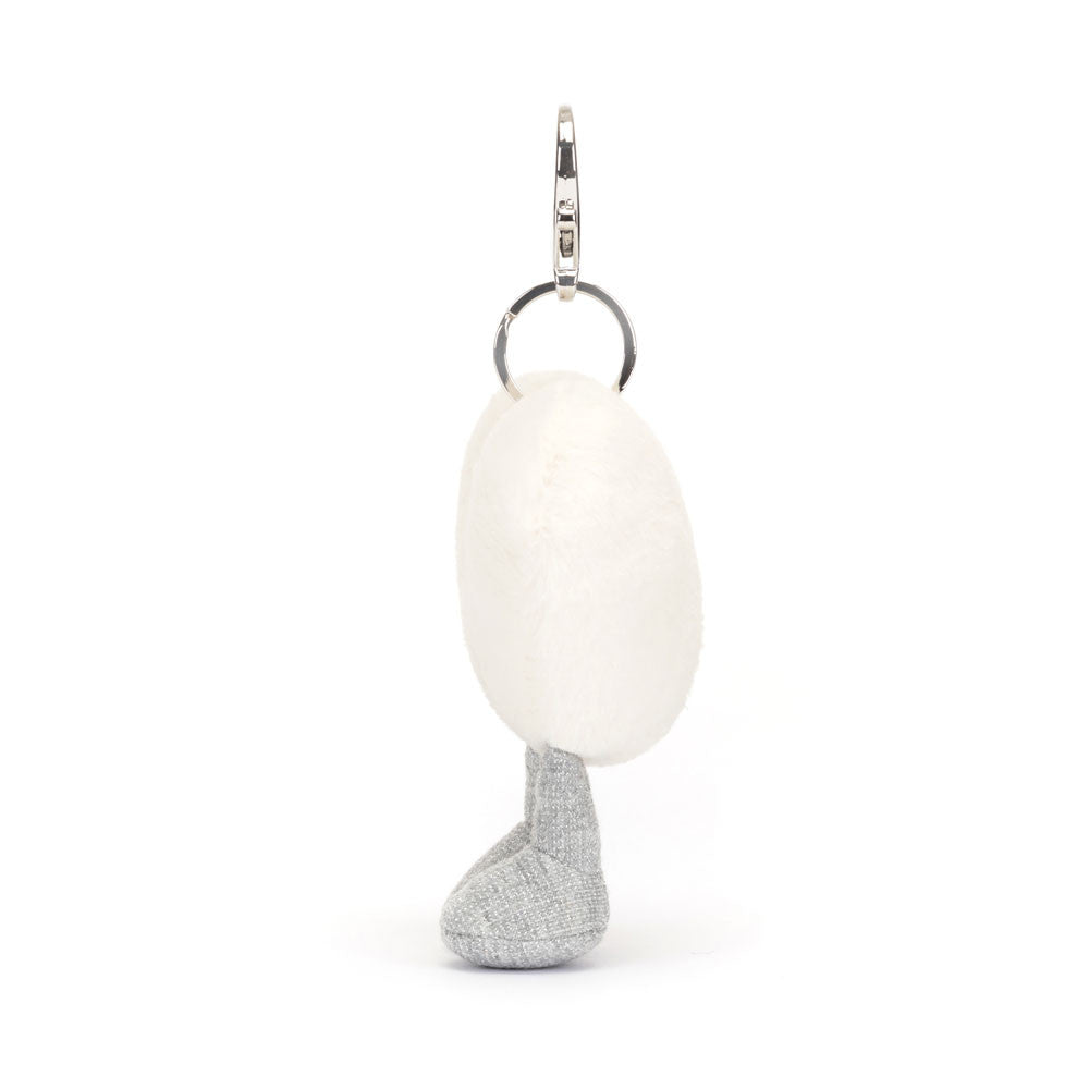 Jellycat - amuseable cream heart bag charm