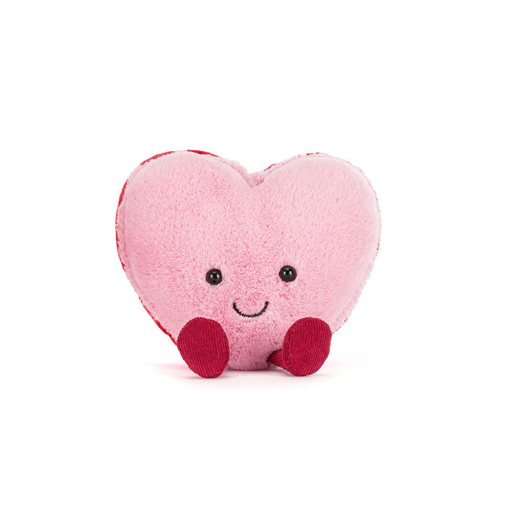 Jellycat - colette heart macaron - pink