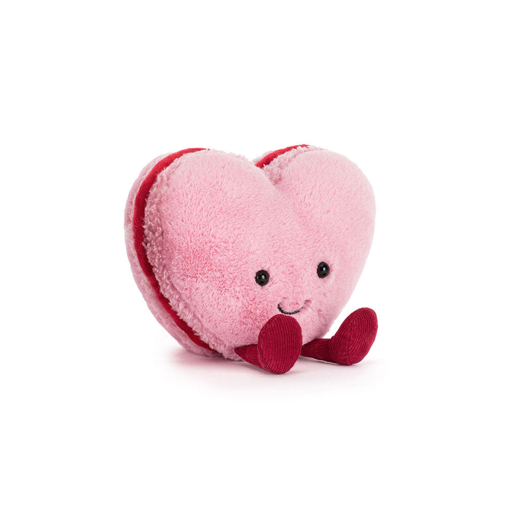Jellycat - colette heart macaron - pink
