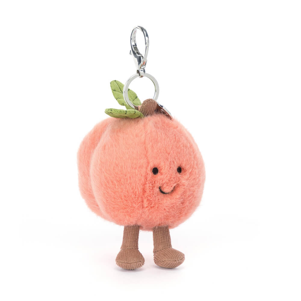 Jellycat - amuseables peach bag charm