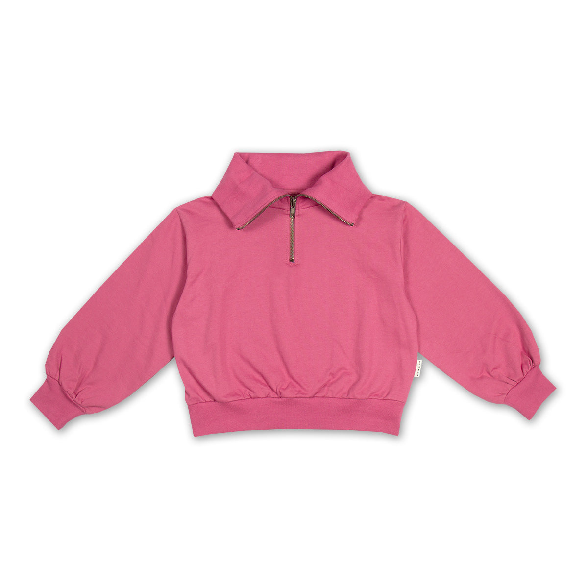 Petit Blush - zipper sweater  - red violet