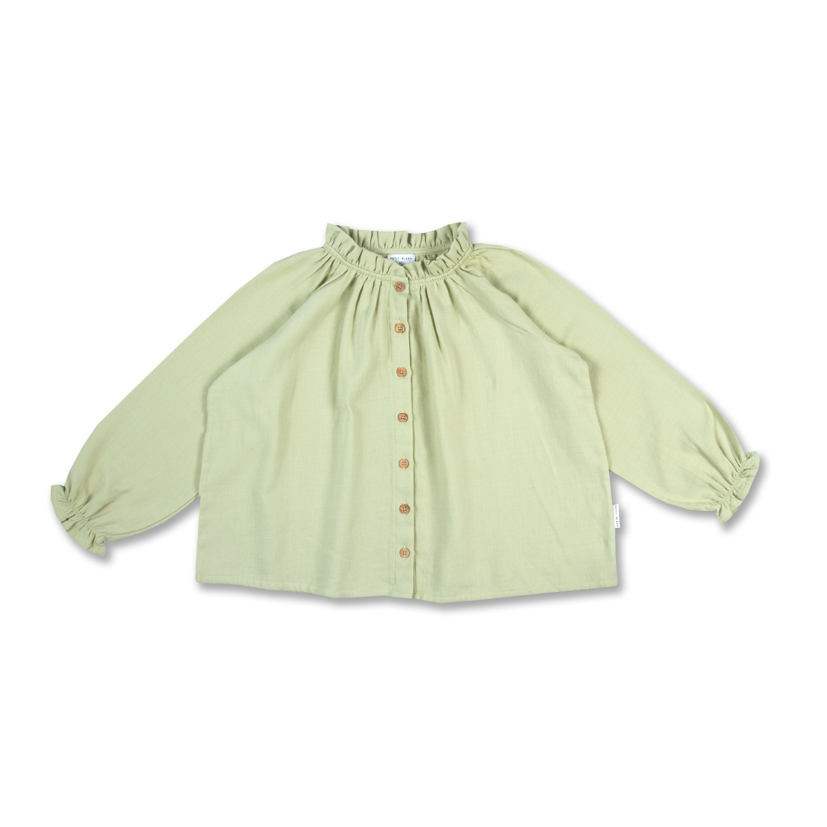 Petit Blush - raglan blouse  - salvia green