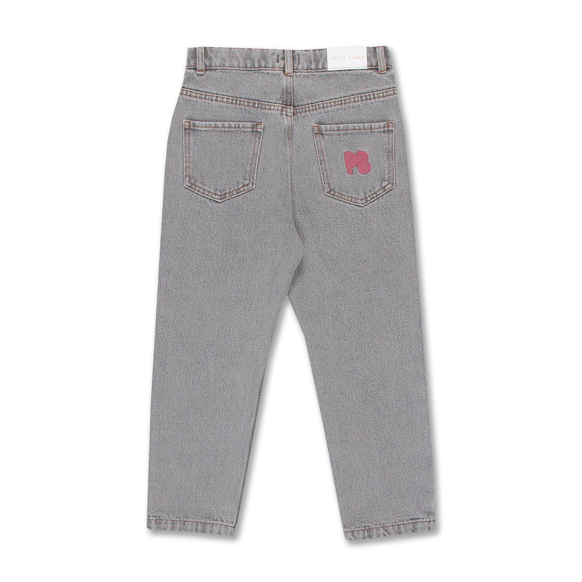 Petit Blush - baggy fit jeans - washed light grey