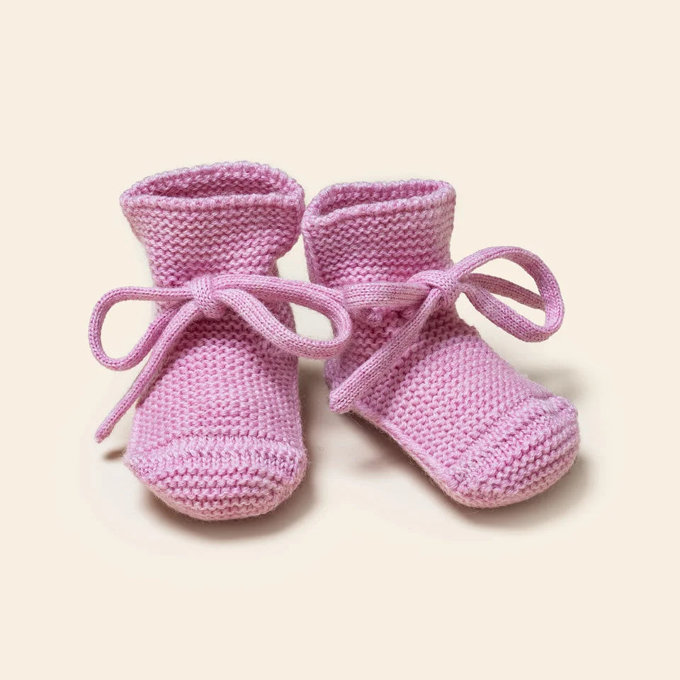 Hvid - booties - cotton candy