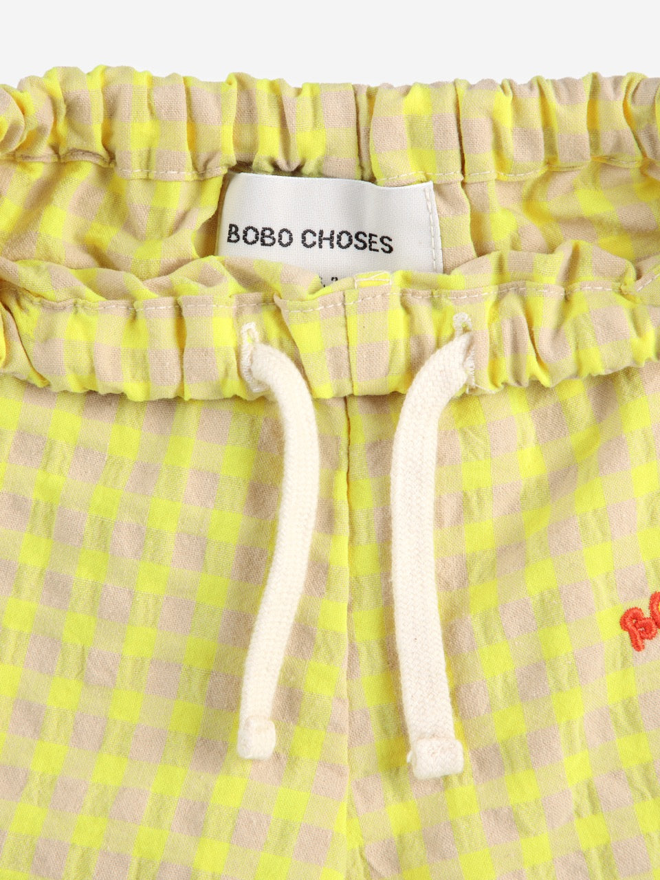 Bobo Choses - vichy woven pants - multicolor