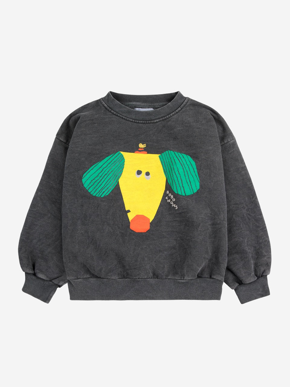 Bobo Choses - happy dog sweatshirt - dark grey