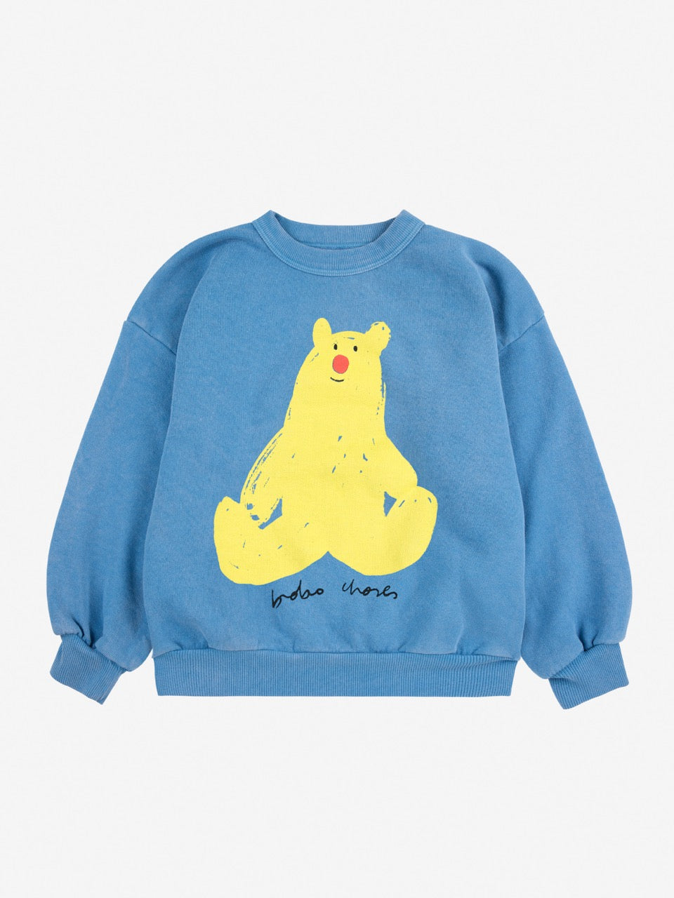 Bobo Choses - hug me bear sweatshirt - light blue