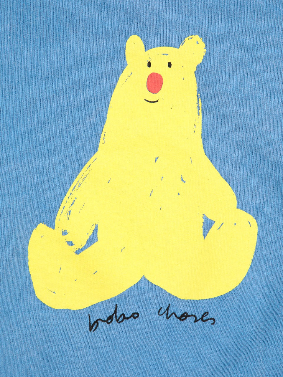 Bobo Choses - hug me bear sweatshirt - light blue