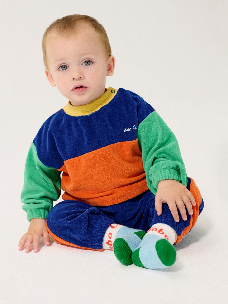 Bobo Choses - color block sweatshirt