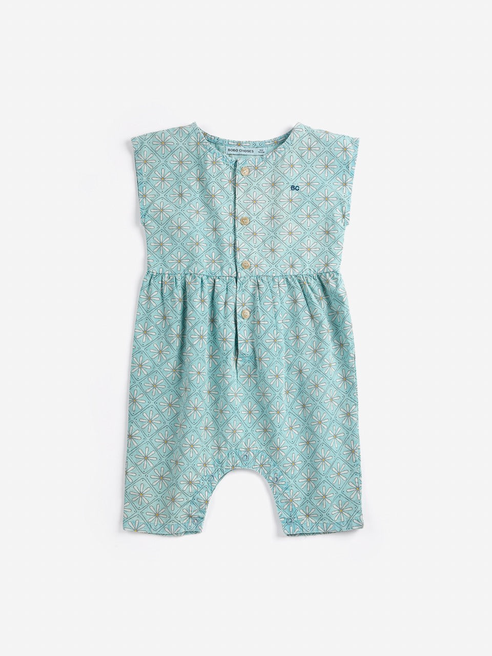 Bobo Choses - daisy mosaic all over woven overall