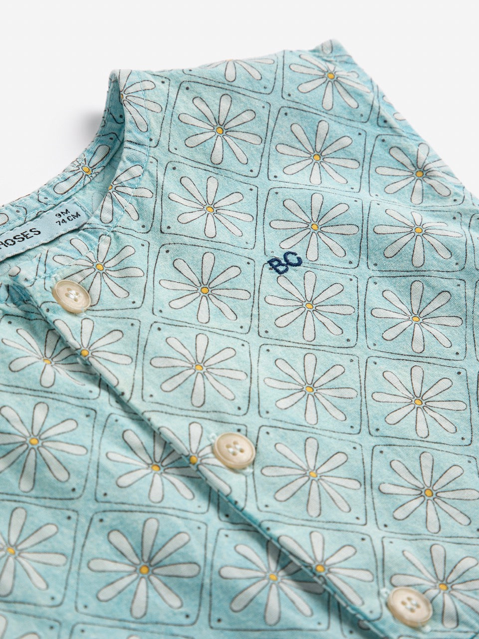 Bobo Choses - daisy mosaic all over woven overall