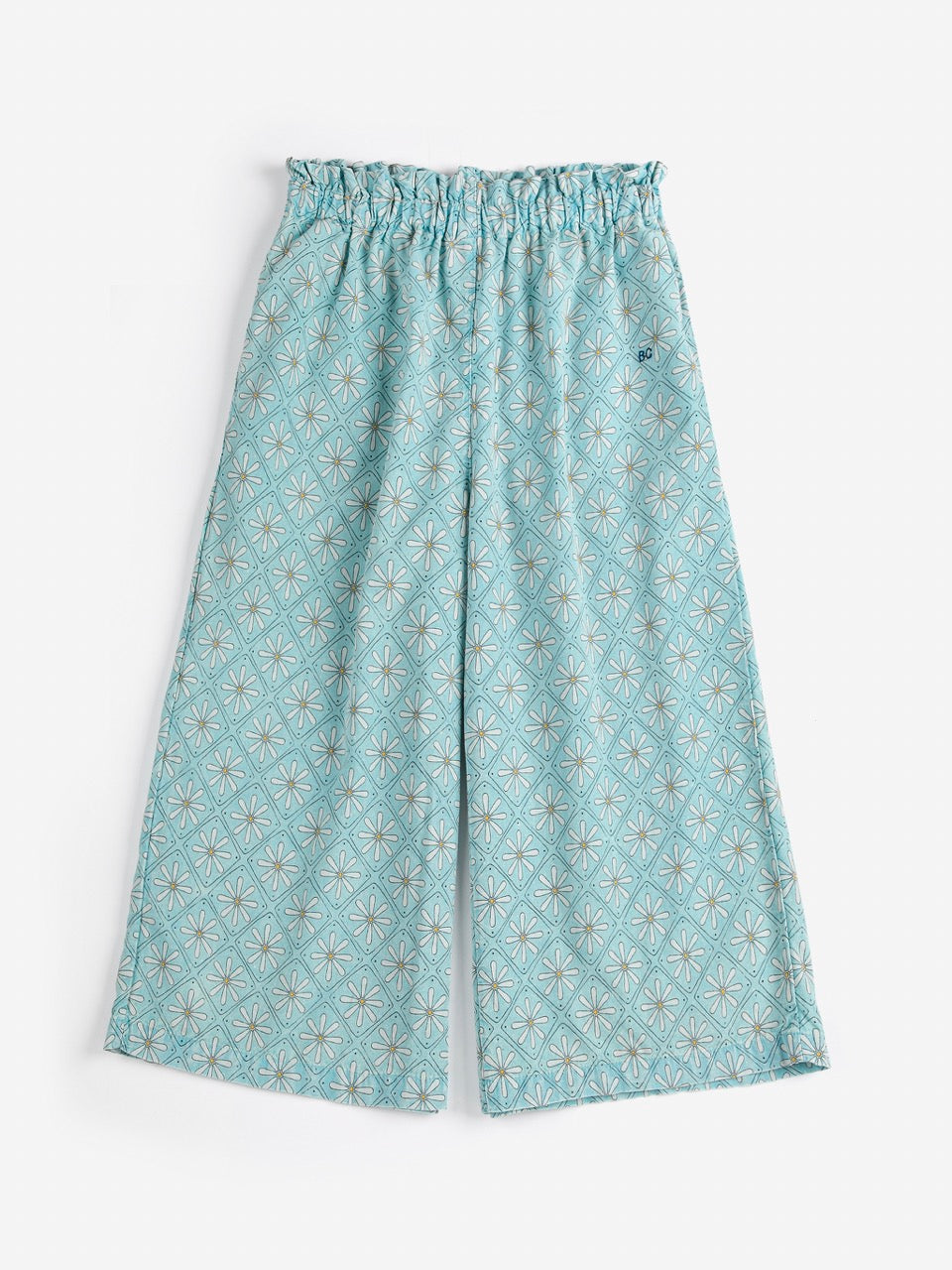 Bobo Choses - daisy mosaic all over woven culotte pants