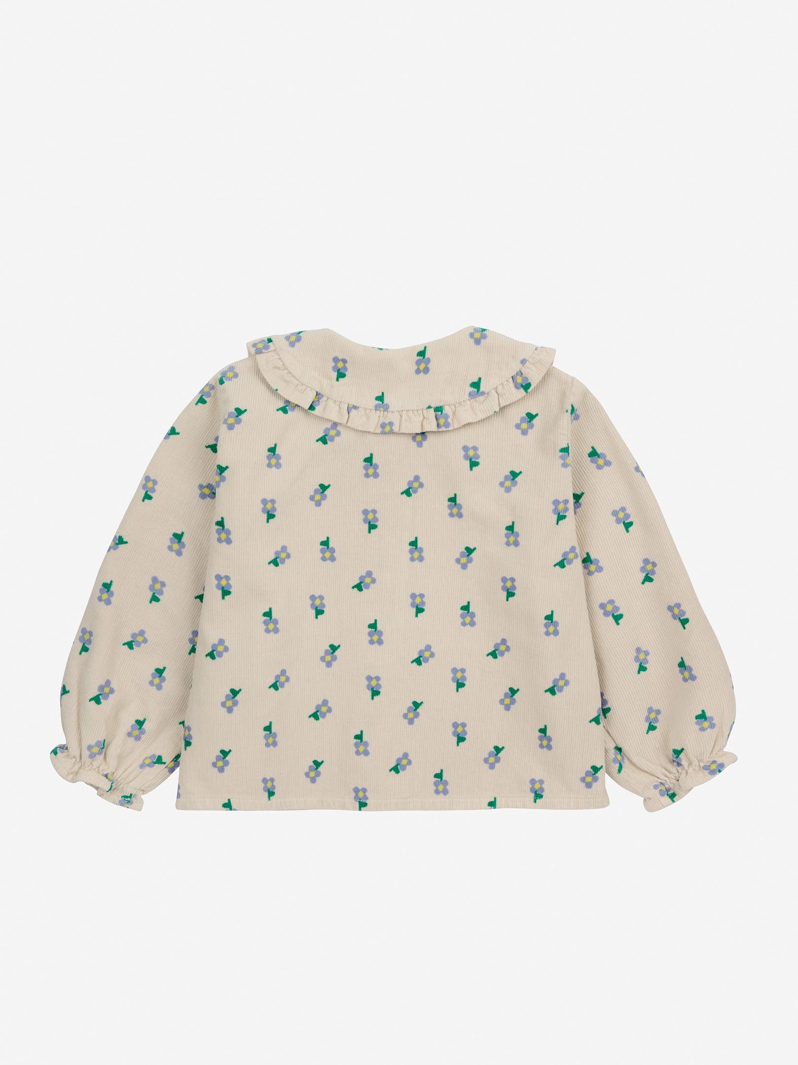 Bobo Choses - pansy flower all over blouse - offwhite