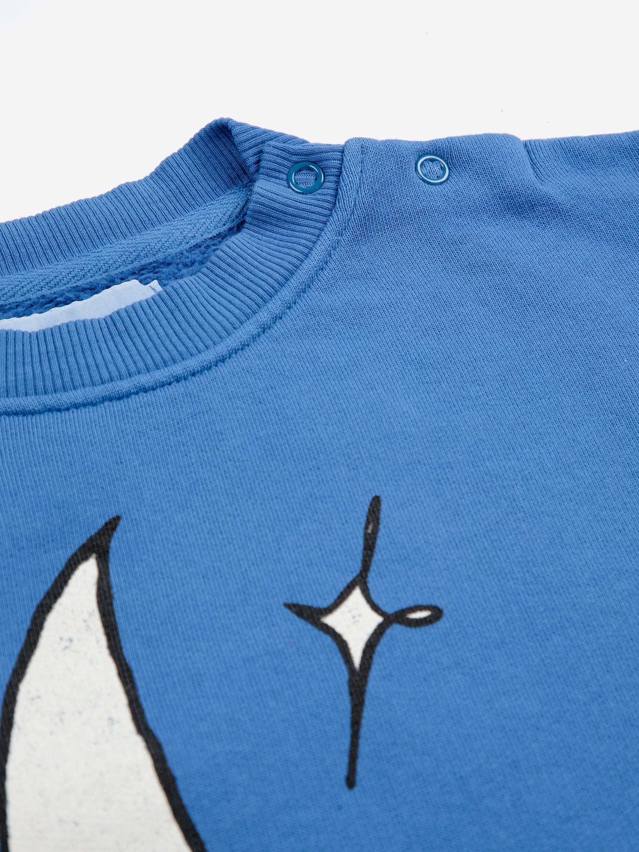 Bobo Choses - beneath the moon sweatshirt - blue