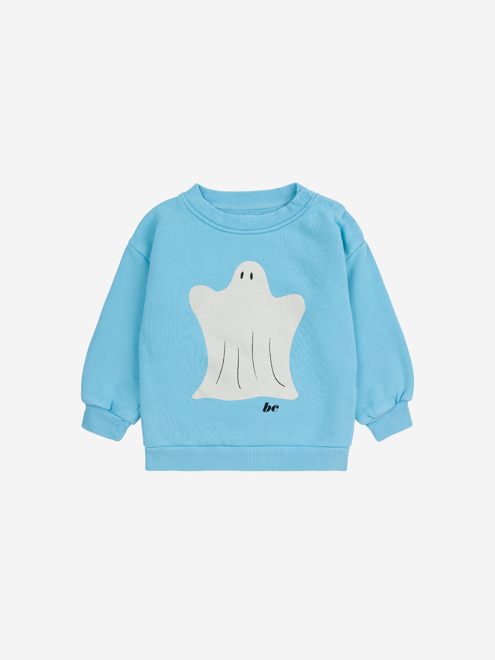 Bobo Choses - funny ghost sweatshirt - light blue