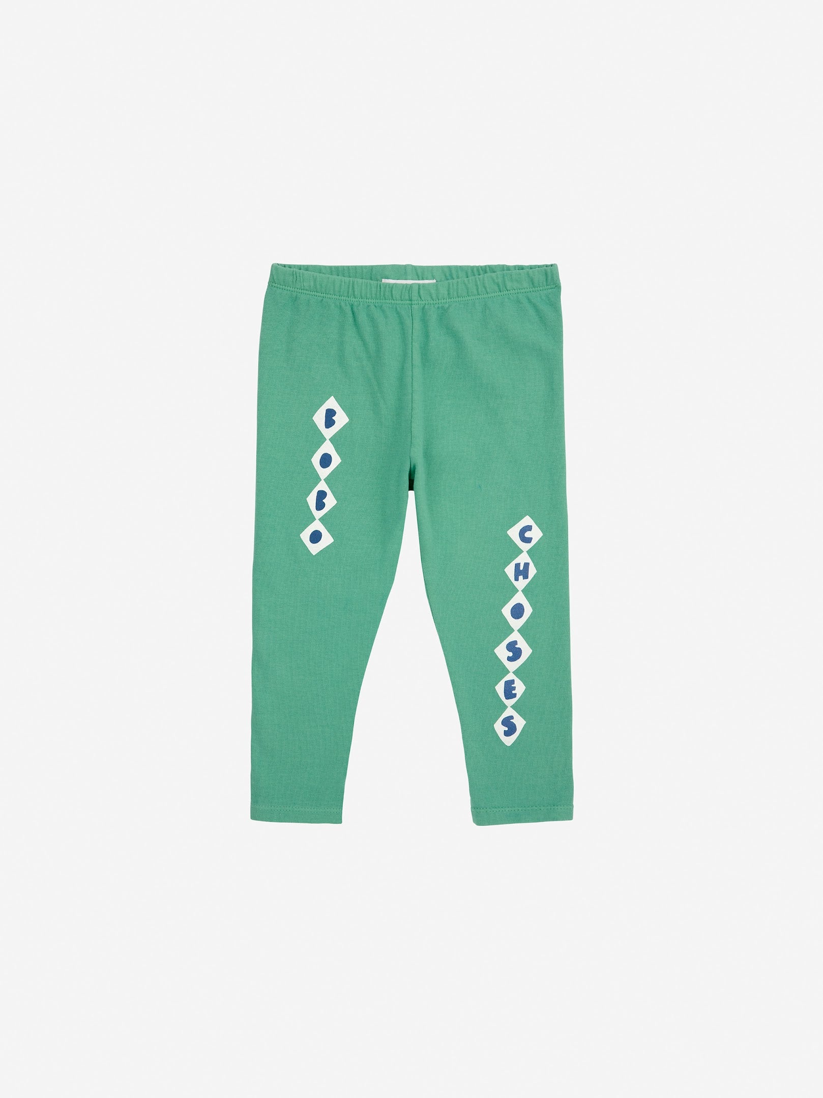 Bobo Choses - diamonds leggings - green