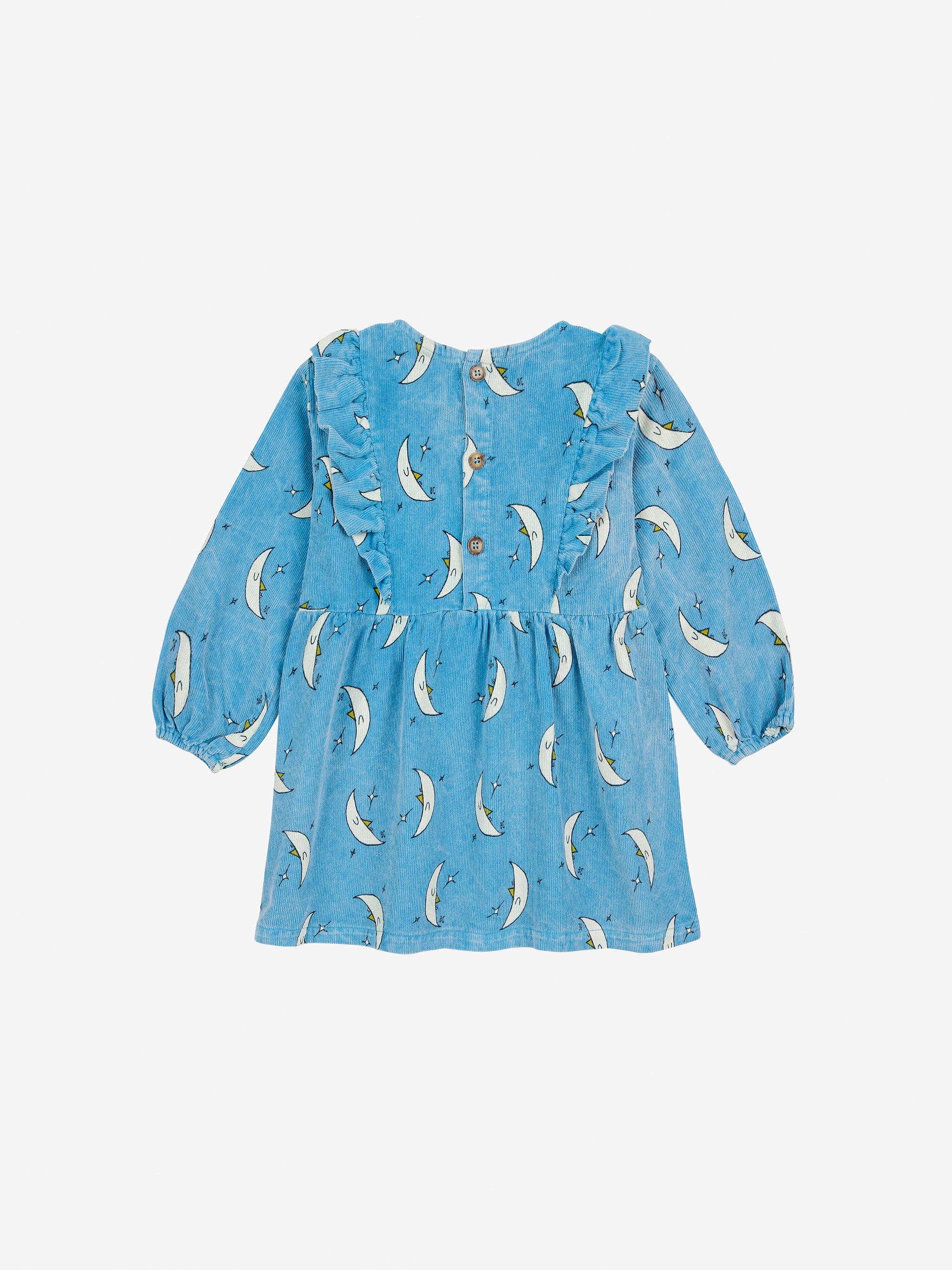 Bobo Choses - beneath the moon all over corduroy dress - light blue