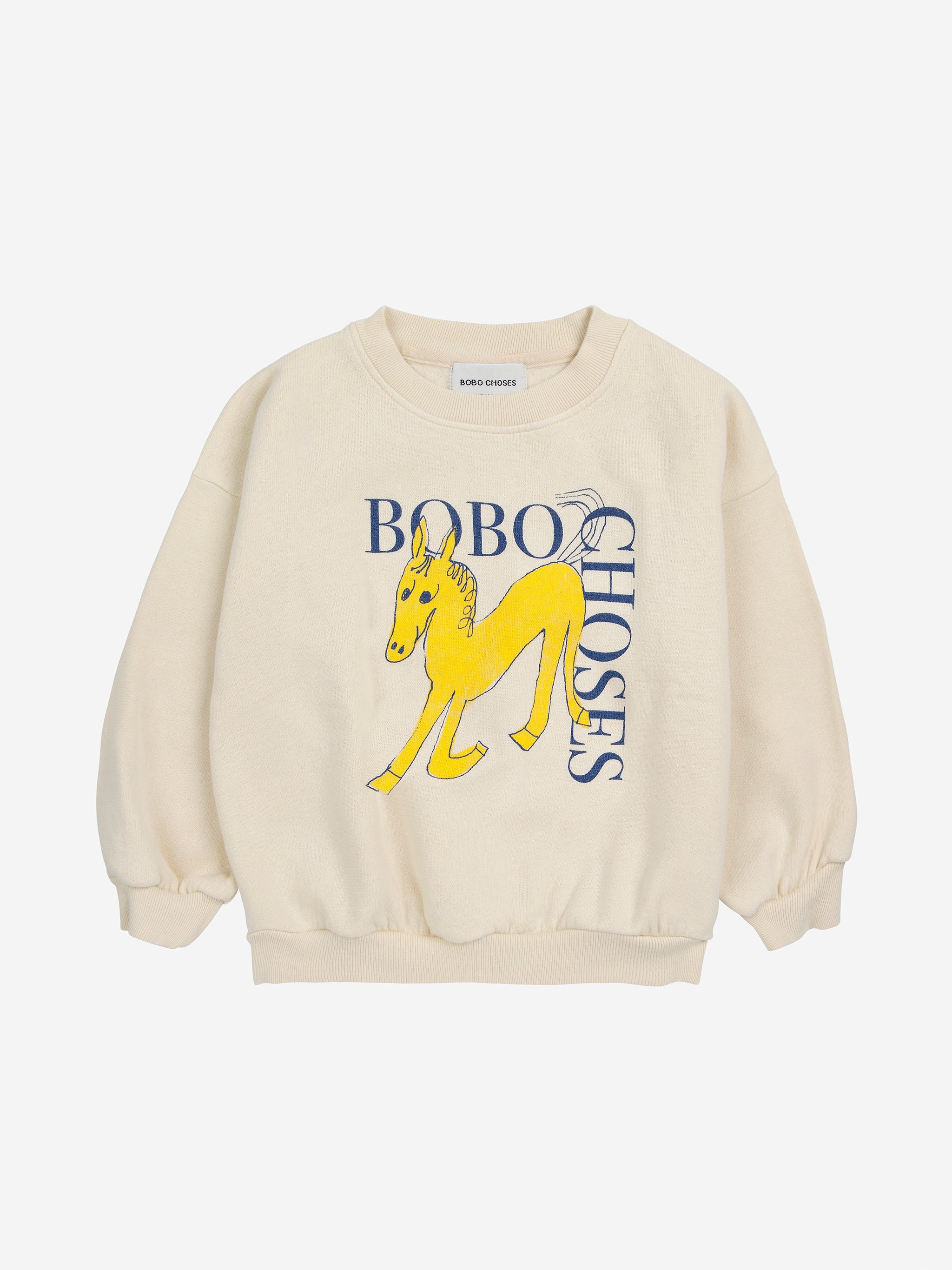 Bobo Choses - wonder horse sweatshirt - white