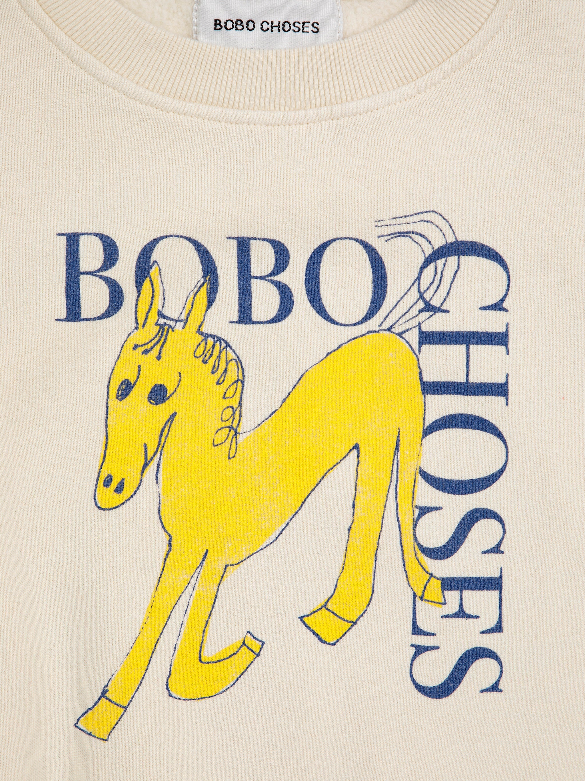 Bobo Choses - wonder horse sweatshirt - white