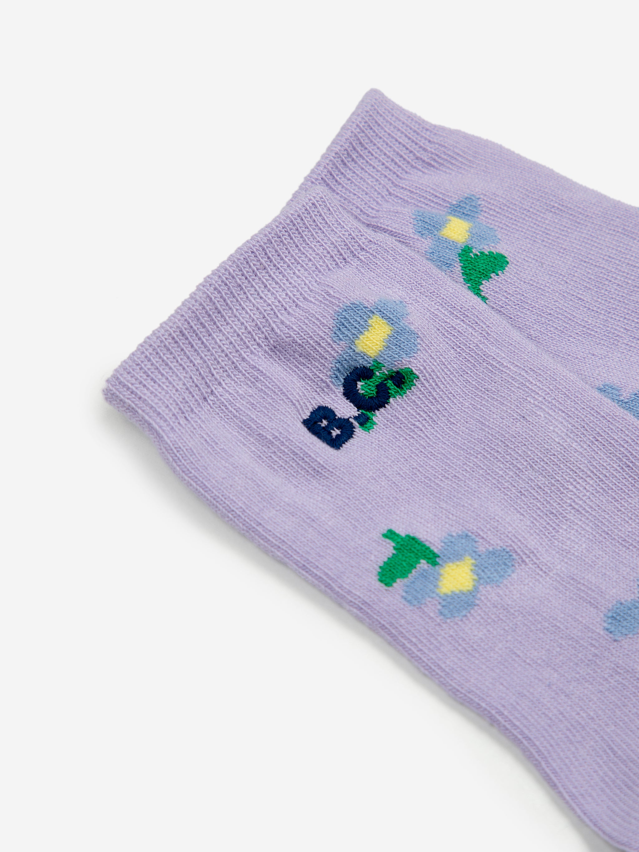 Bobo Choses - long socks - pansy flower all over