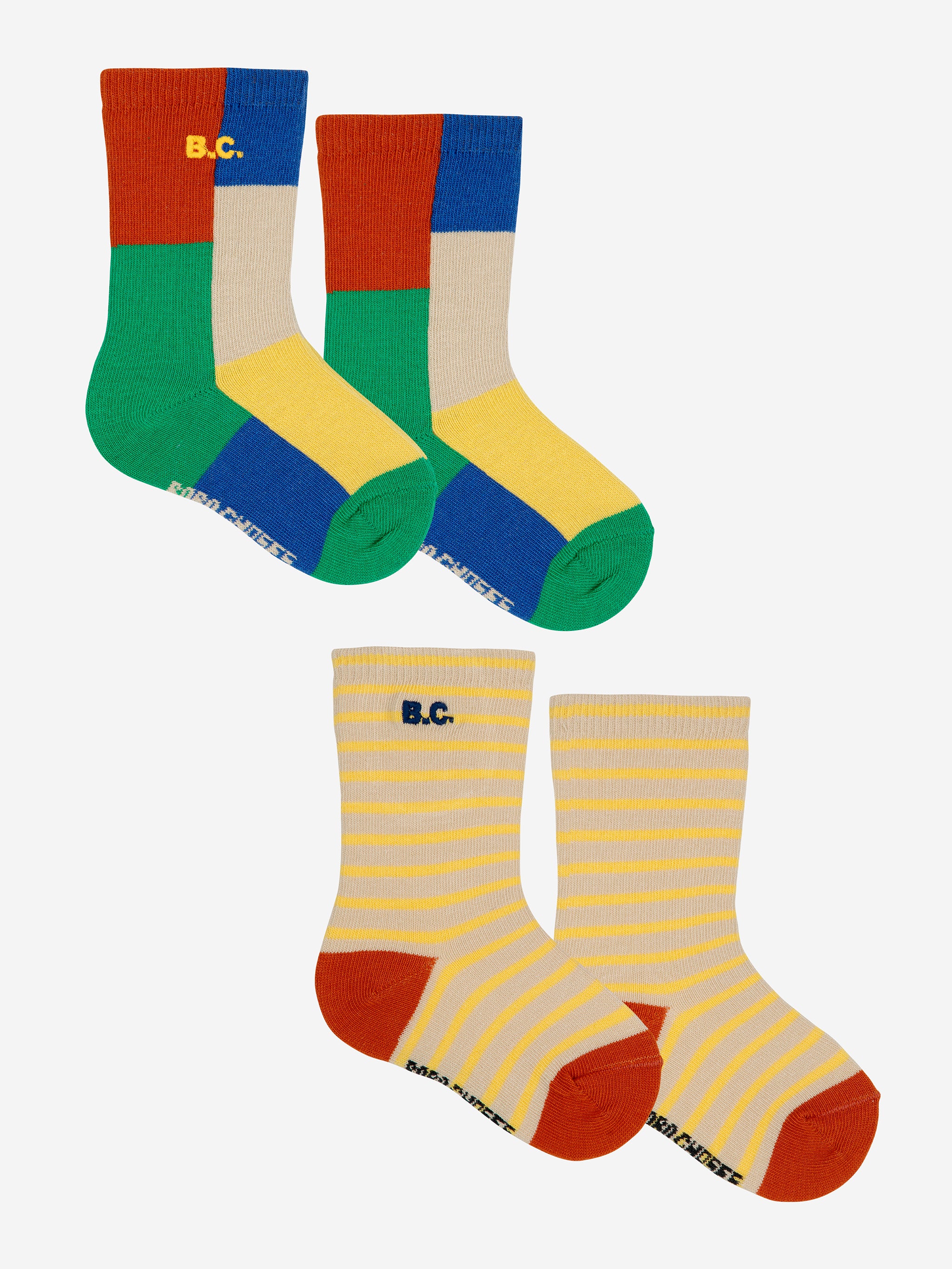 Bobo Choses - socks - color block 2pack