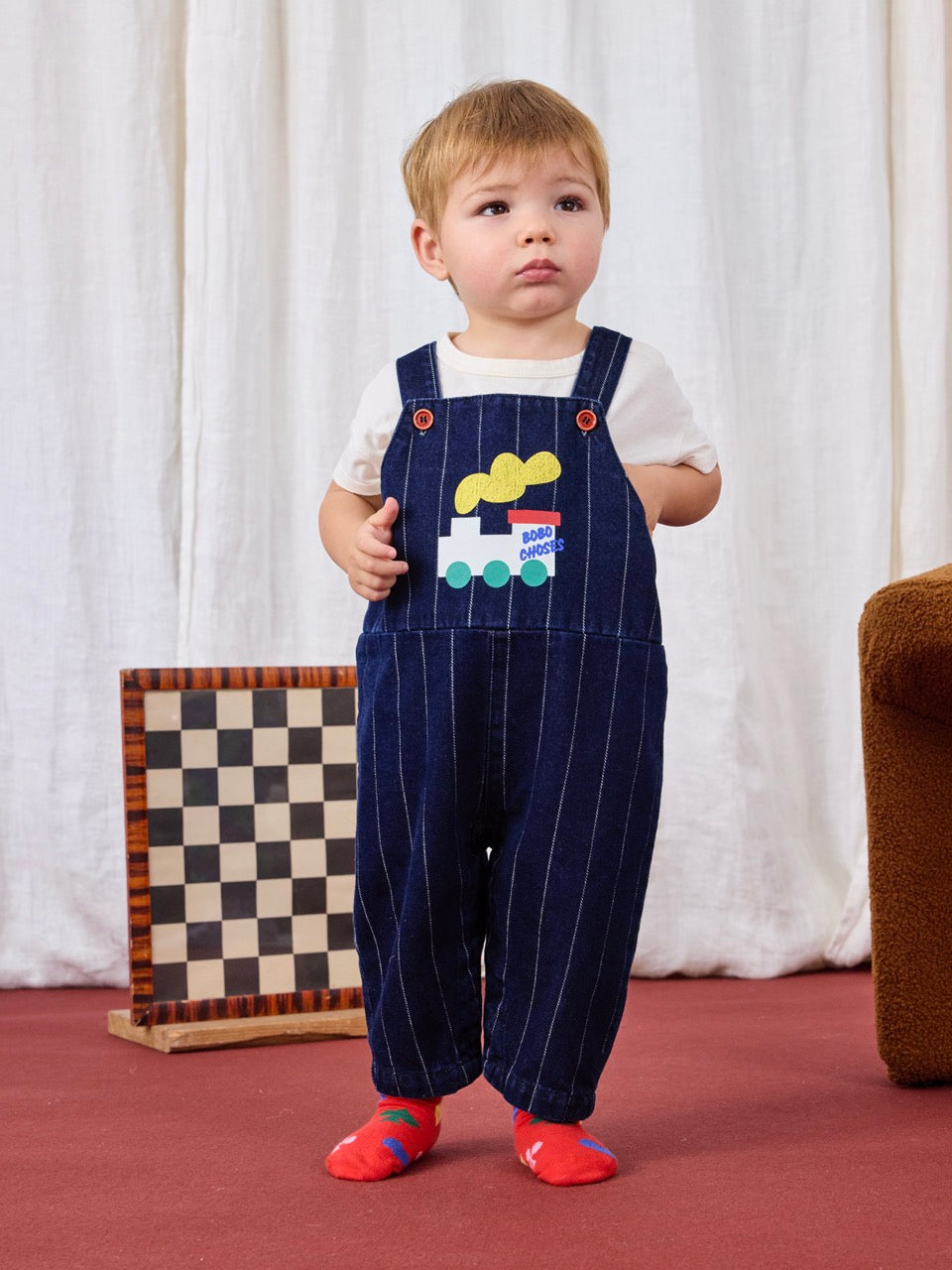 Bobo Choses - bobo choo choo denim dungaree - midnight blue