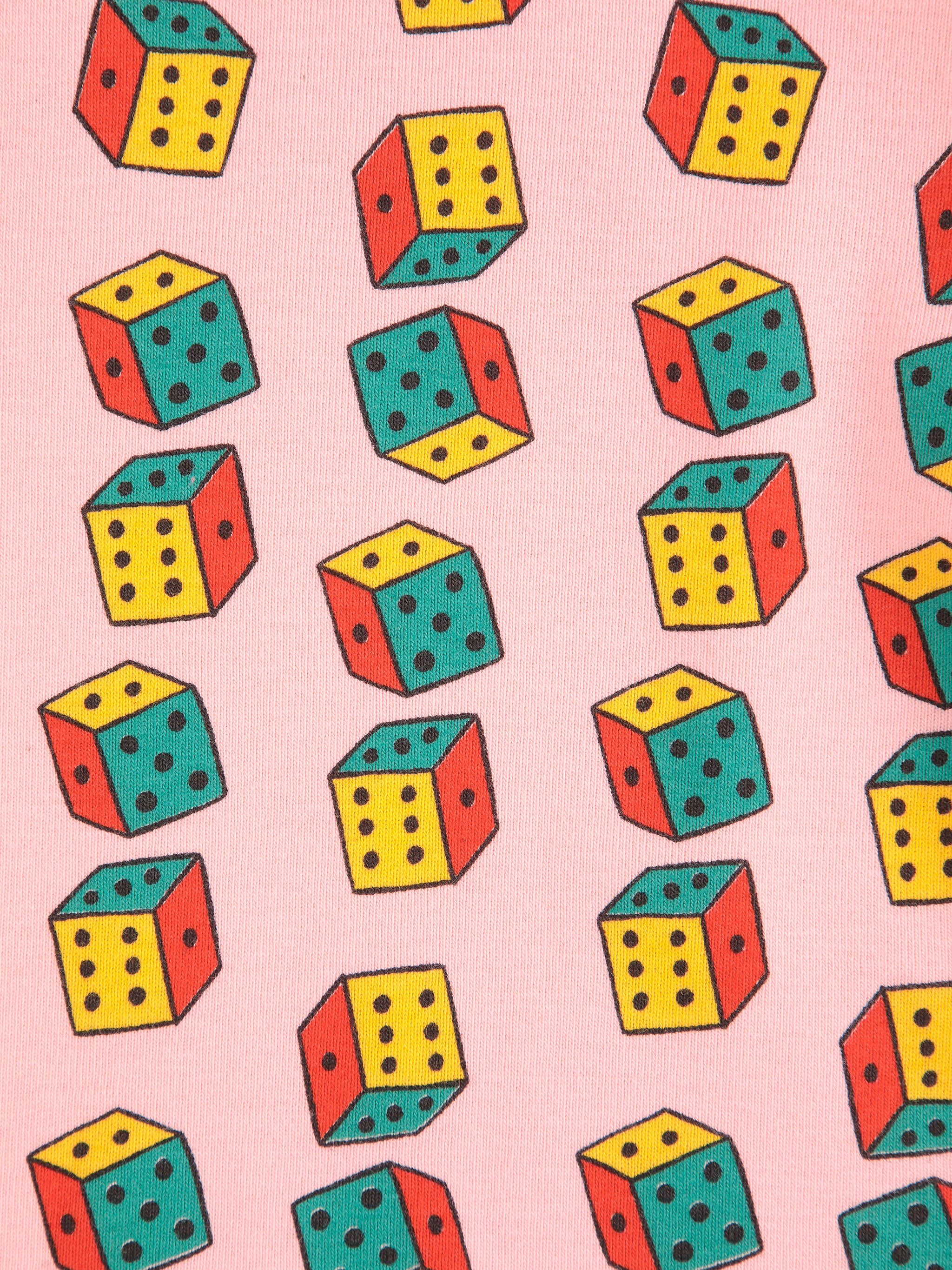 Bobo Choses - dices all over turtle neck - pink