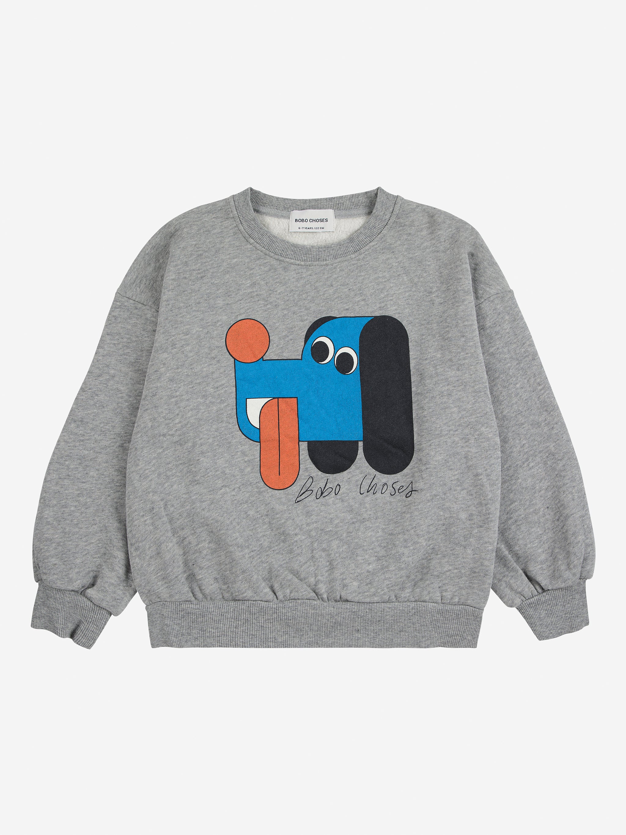 Bobo Choses - doggy mate sweatshirt - heather grey