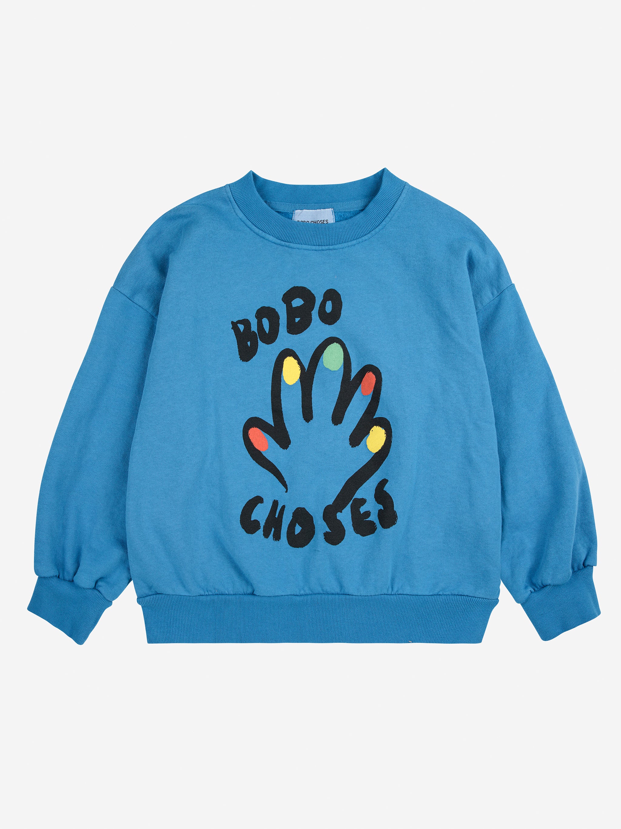 Bobo Choses - high five sweatshirt - blue