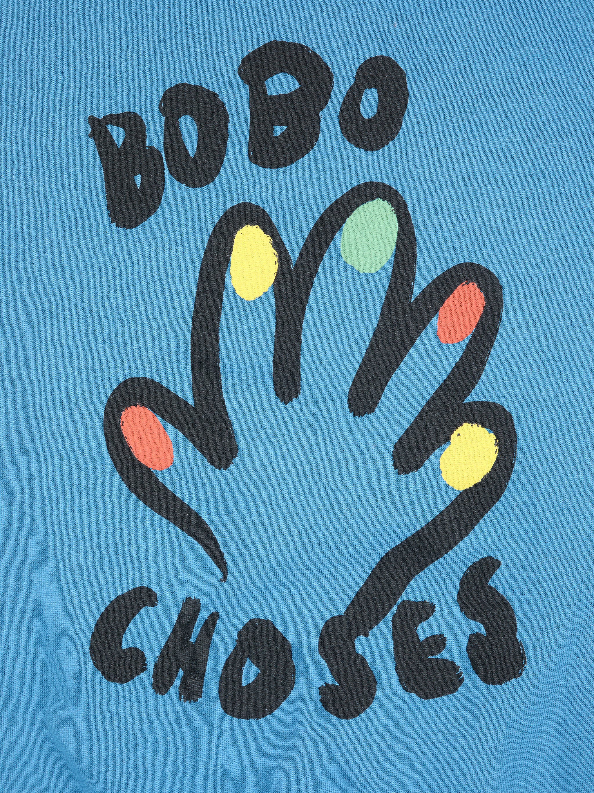 Bobo Choses - high five sweatshirt - blue