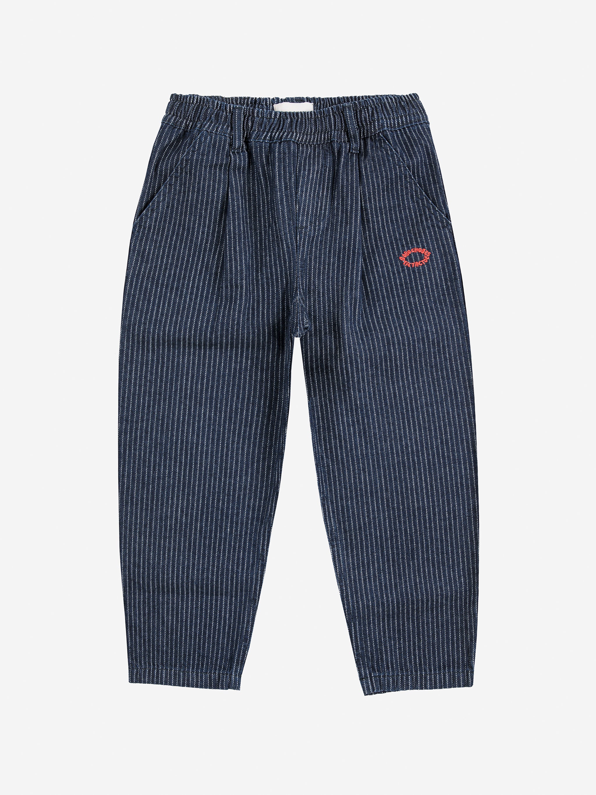 Bobo Choses - tic tac toe denim pants - navy blue