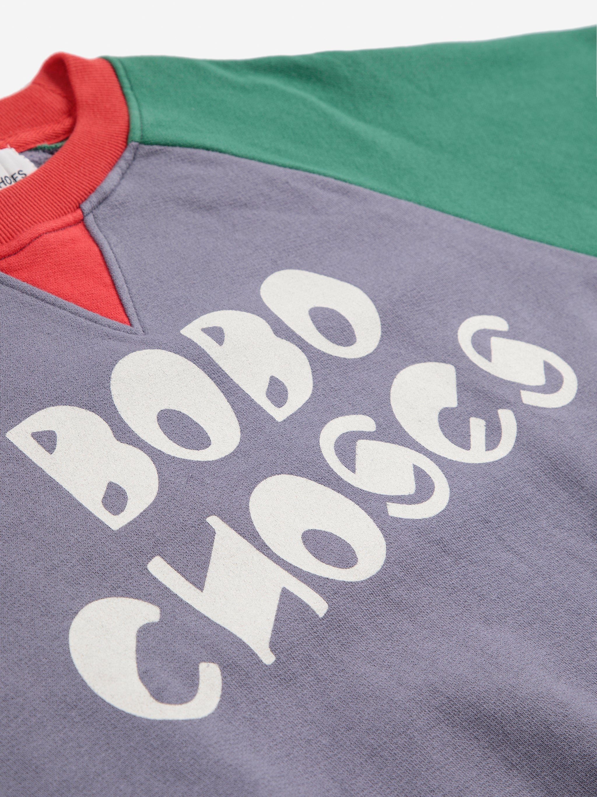 Bobo Choses - color block raglan sweatshirt