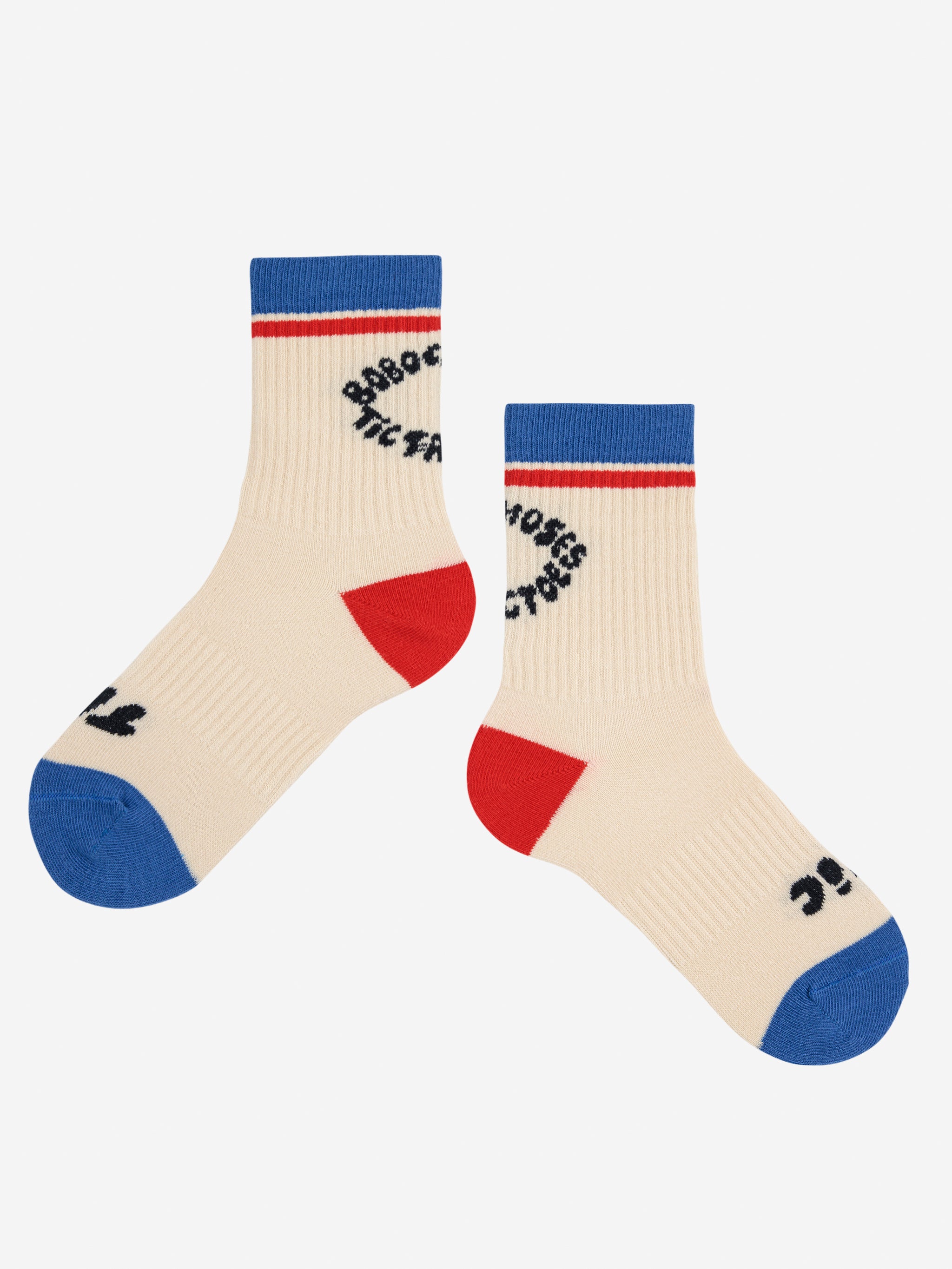 Bobo Choses - tic tac toe color block long socks