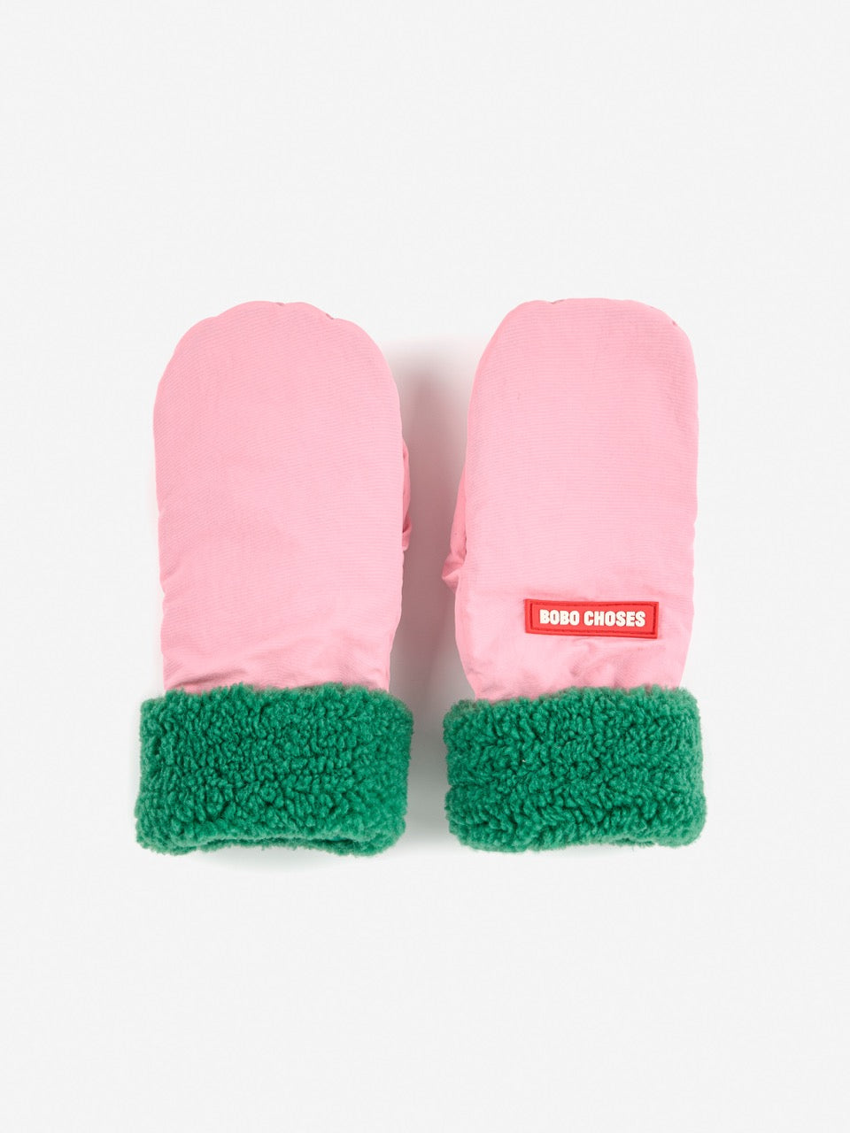 Bobo Choses - BC bicolor mittens - pink