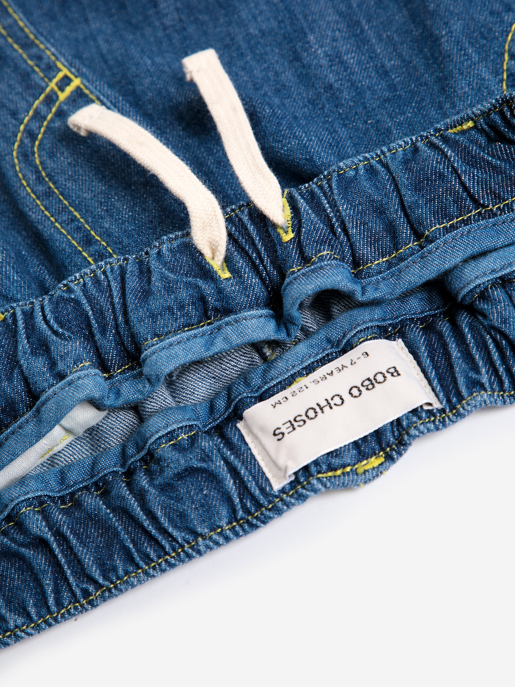 Bobo Choses - taxi saurus tag denim pants