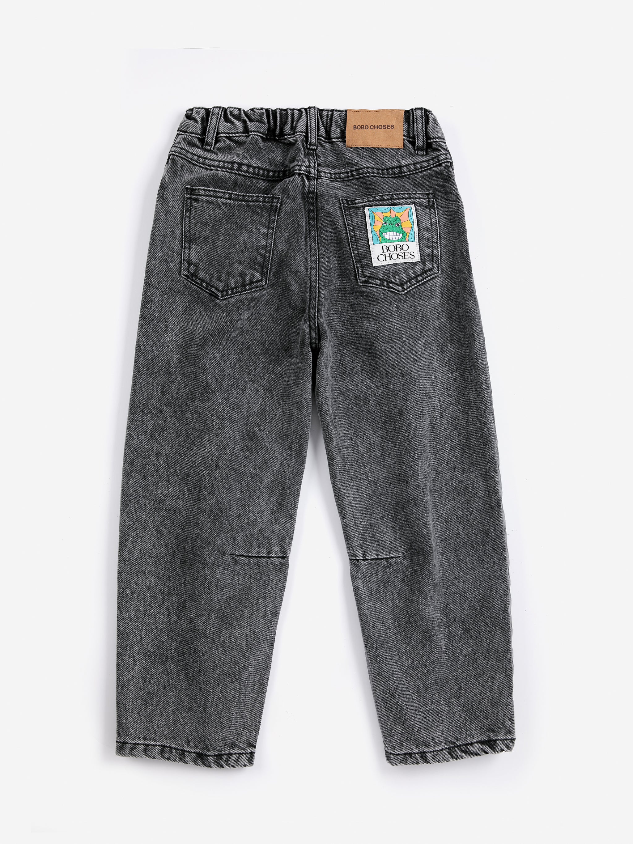 Bobo Choses - beast tag denim pants