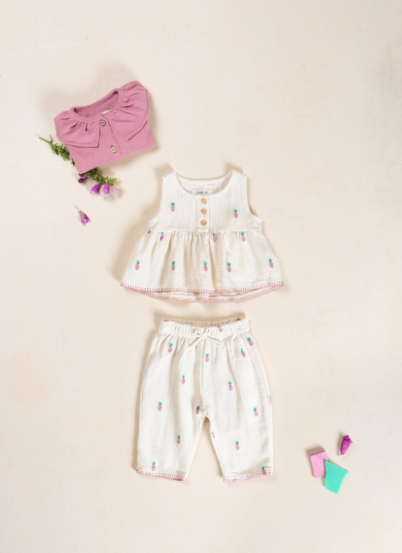 Play Up - woven top - bio resin