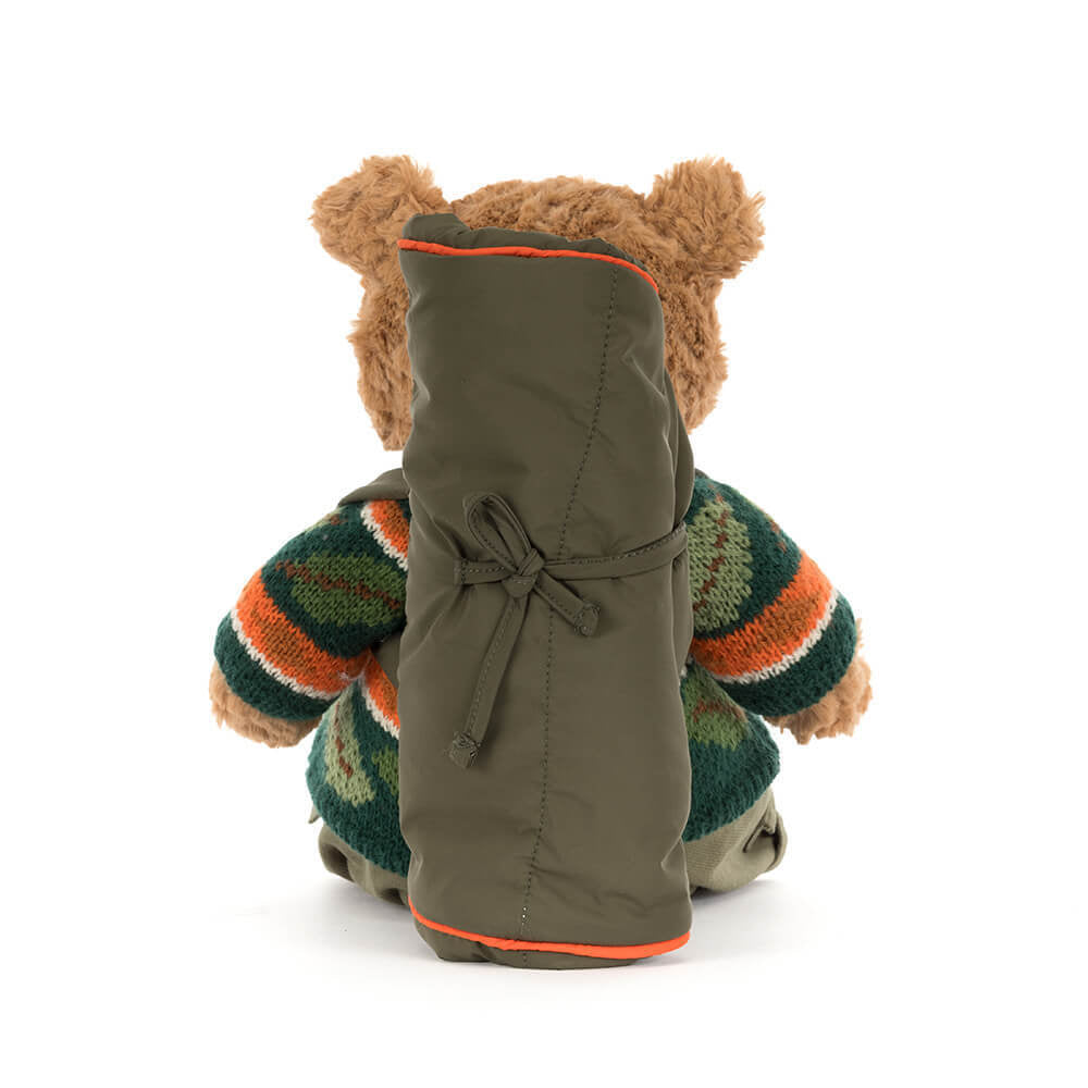 Jellycat - bartholomew bear hiking outfit
