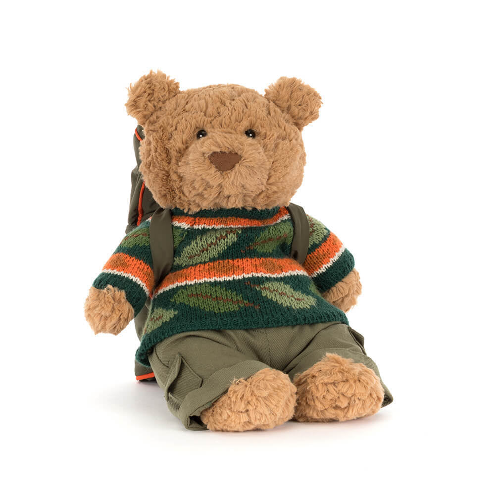 Jellycat - bartholomew bear hiking outfit
