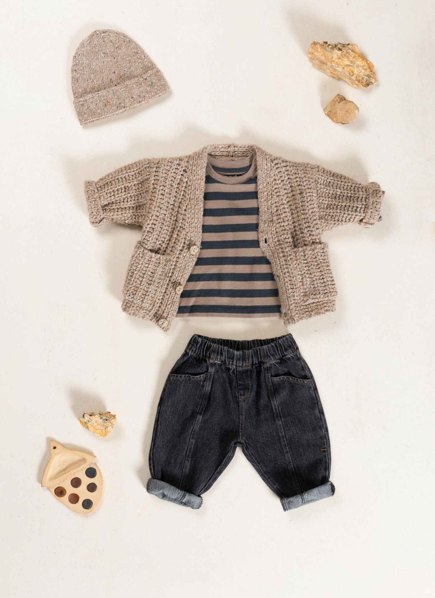 Play Up - denim trousers - grafite