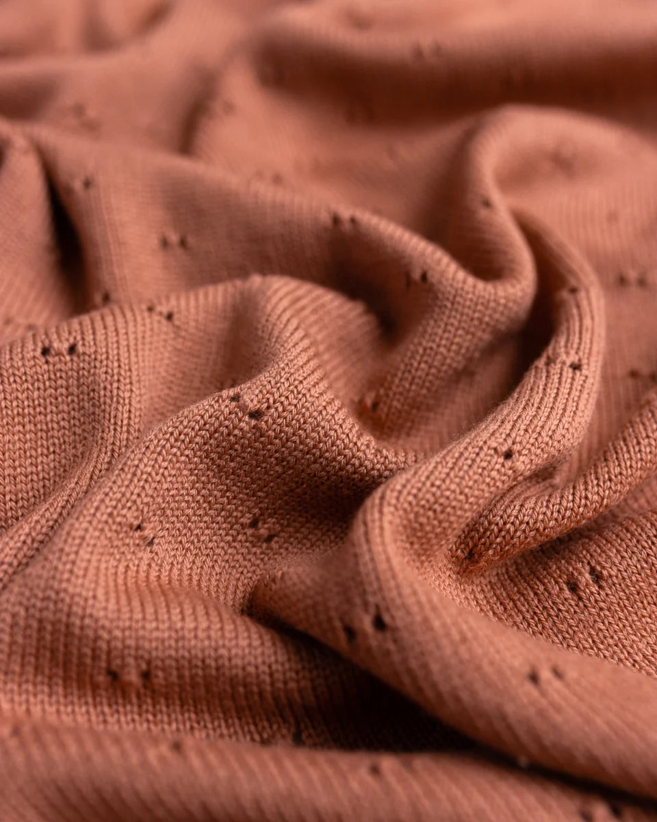 Hvid - blanket bibi - brick