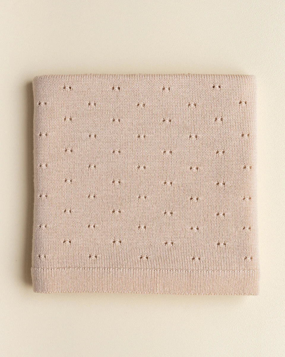Hvid - blanket bibi - oat