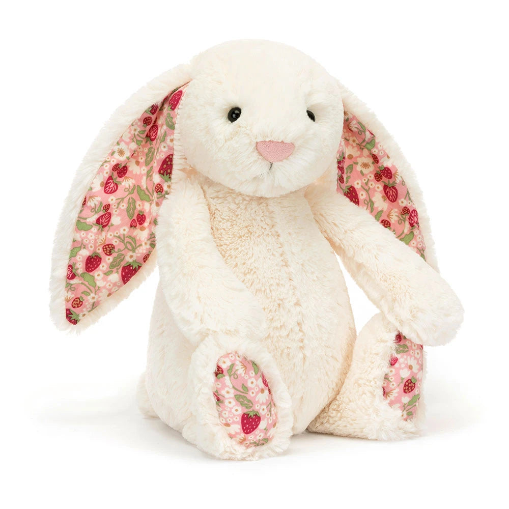 Jellycat - blossom bunny 'berry' original - cream