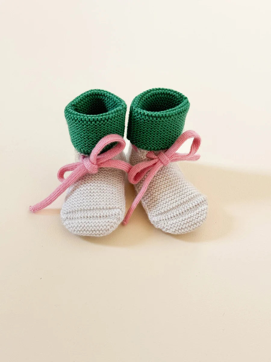 Hvid - booties - cream/grass