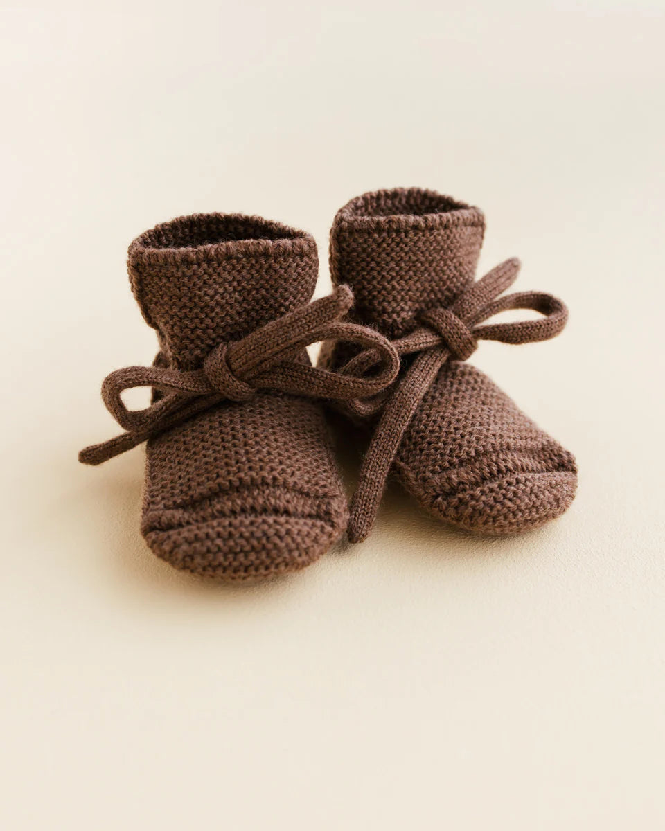 Hvid - booties - mocha