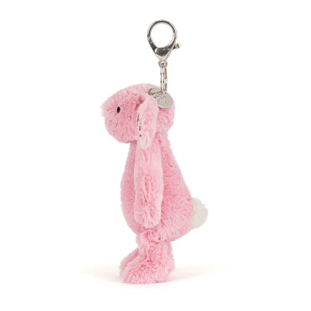 Jellycat - blushkin blossom bunny bag charm