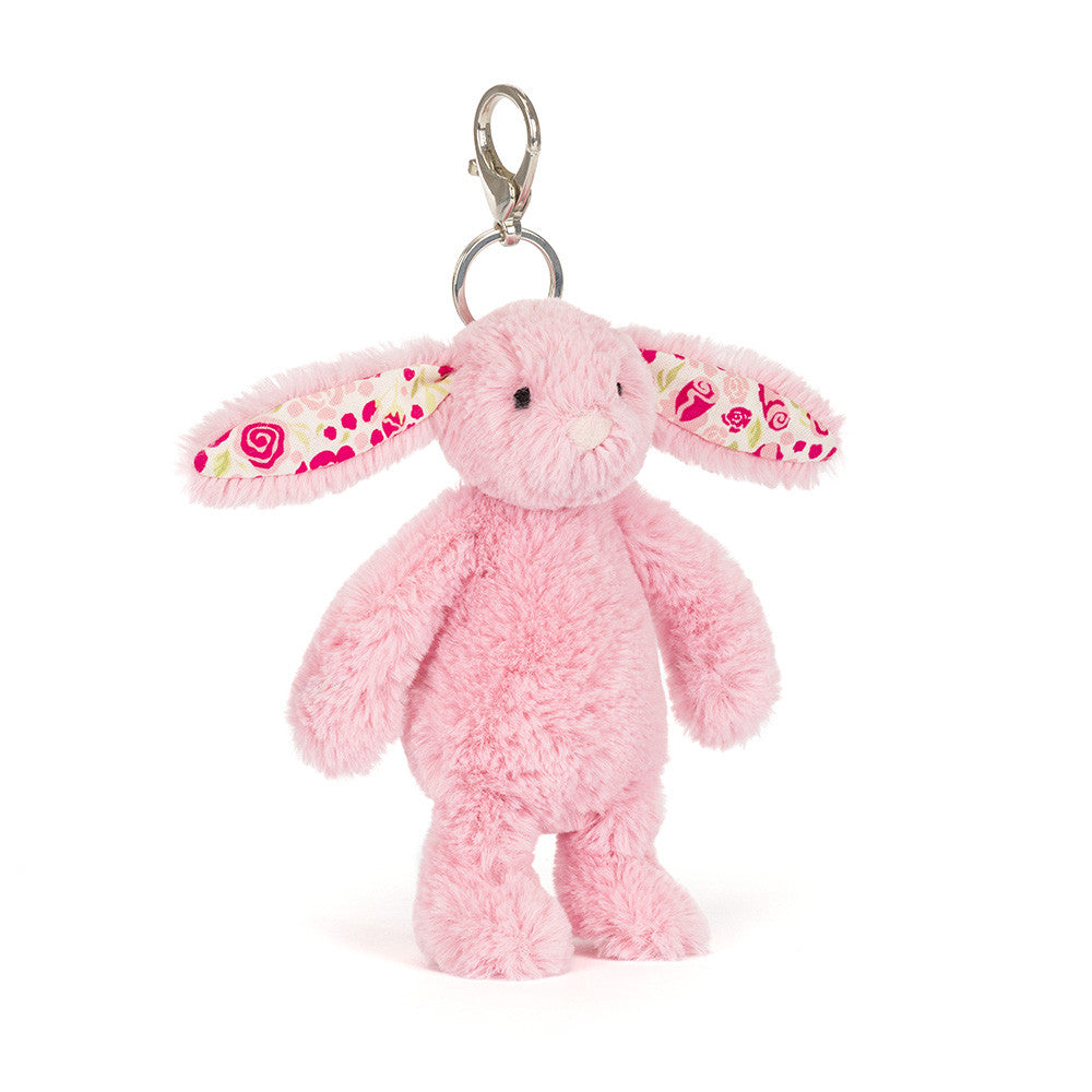Jellycat - blushkin blossom bunny bag charm