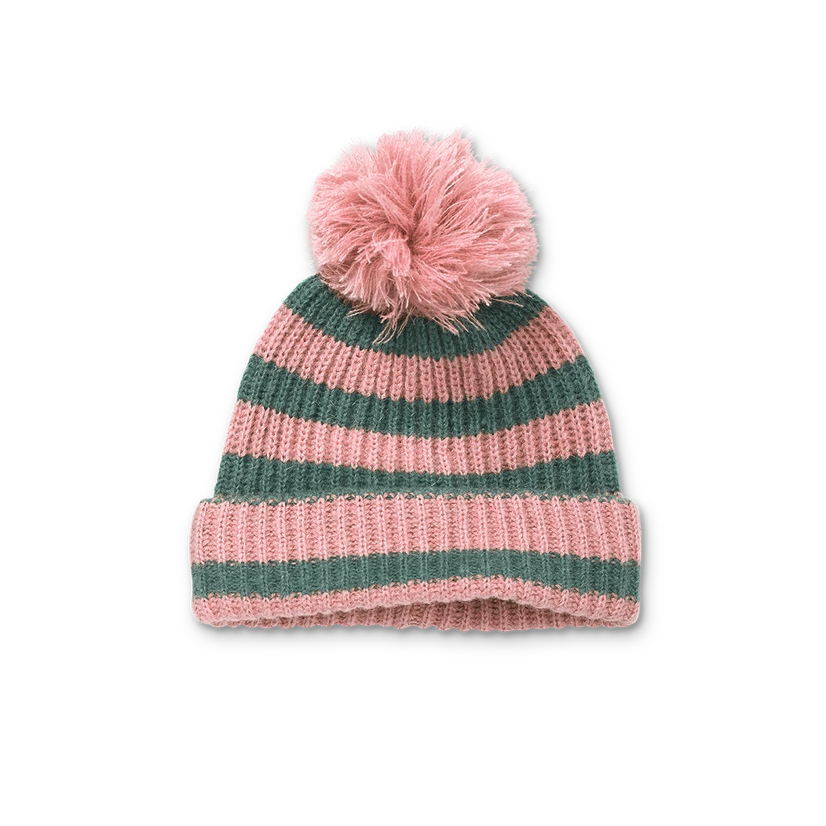 Sproet & Sprout - beanie stripe - peach parfait