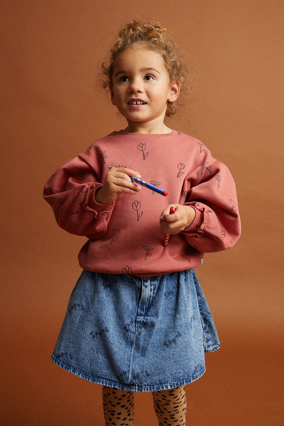 Sproet & Sprout - blue denim skirt